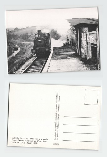 Vintage postcard loco - vintage, g.w.r.