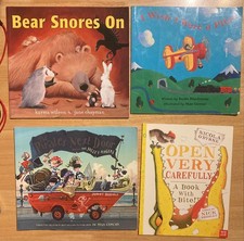 5x kids paperback books -