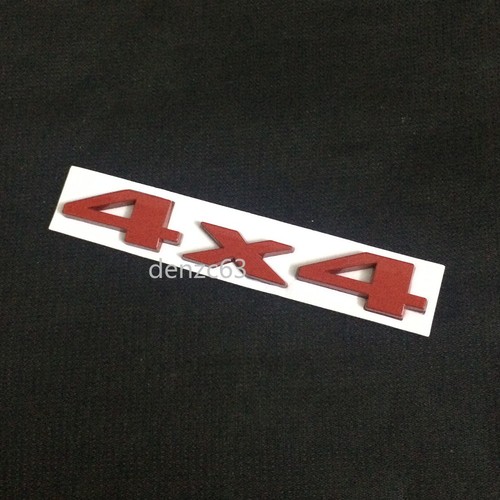 Red 4x4 glossy metal - 1x,