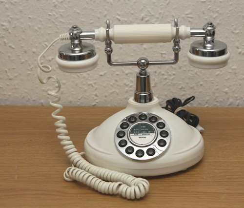 Retro push button - push, telephone