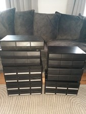 Vintage Cassette Storage Cases , Boxes ×7, With Approximately 300 Tapes