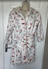 Joules Dog Print Dressing Gown
