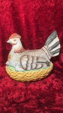 Antique Staffordshire Hen
