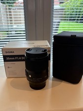 sigma 35mm f1.4 dg dn sony MINT!! 
