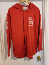 Los Angeles UCLA 23 Mens Red Hoodie Sweatshirt Size Large USA University 