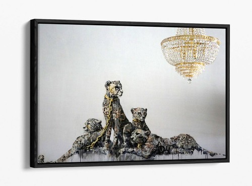 Banksy panthere float effect - banksy,