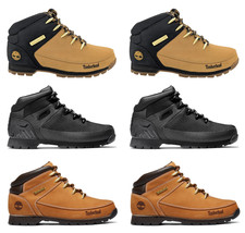 Mens Timberland Boots New Euro Sprint Mid Hiker Lace Up Shoes Sale UK Size 7-11