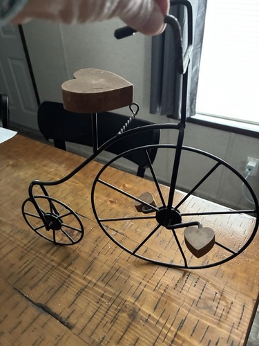Vintage metal penny farthing - vintage, penny-