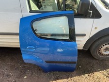 PEUGEOT 107 2010 DRIVERS SIDE REAR DOOR BLUE ELX