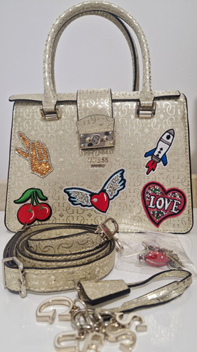 Guess gold logo - gold,