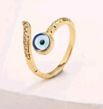 Gold Plated Turkish Lucky Blue