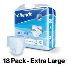 Adult Nappies Incontinence Pull up Pants ATTENDS 4XL EXTRA LARGE x 18