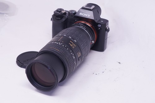 Sony mount adapted quantaray - sony,
