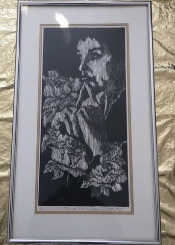 Etching original signed robin - signed,