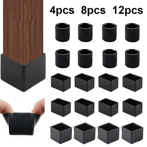 Square silicone chair leg - silicone,