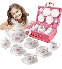 Kids Teapot Set Girls Play Tea