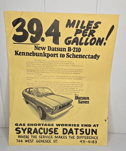 1974 datsun b210 syracuse - b210,