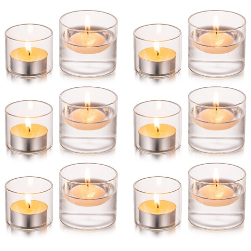 Glasseam glass tea light - tea,