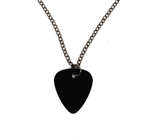 Plain black guitar - black, on