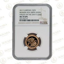 2017 Gold Sovereign Struck on