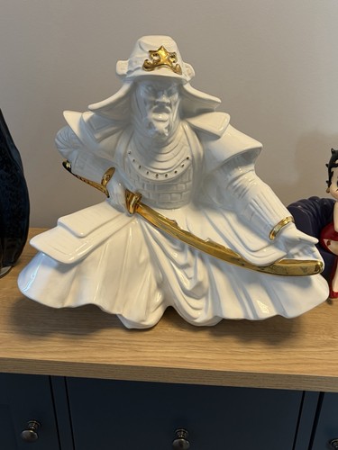 Vintage ceramic large samurai - ceramic,