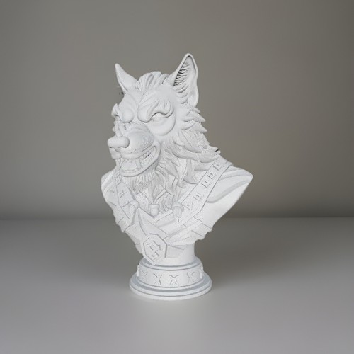 Werewolf bust inches - werewolf, bust-