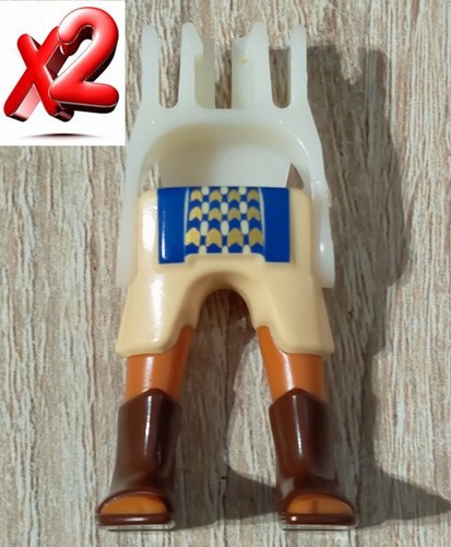 Playmobil brunette legs - x2,