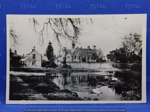 Old hall and spring wells - hall,