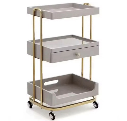 White beauty salon trolley - salon,