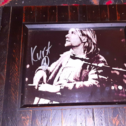 Kurt cobain printed autograph - cobain,