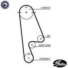 TIMING BELT T244RB FOR HONDA