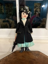 Vintage handmade rag doll of