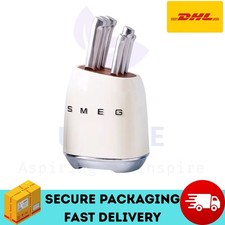 SMEG KNIFE BLOCK SET 7 PCS NEW