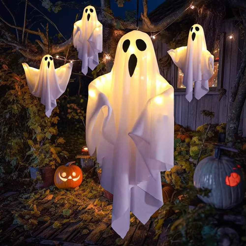 Vktech led glowing white ghost - white,