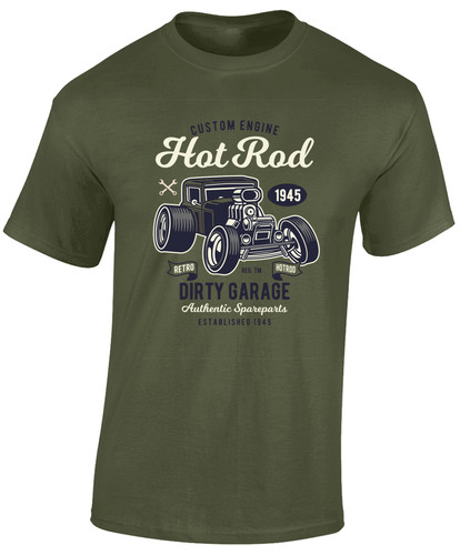 Retro hotrod mens shirt - mens,
