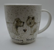 Queens by Churchill Fine China Mug by Alex Clark "Delightful Dogs "Westies"