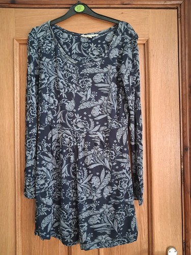 Navy floral dress fatface - navy, by