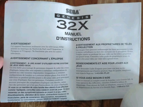 Sega 32x console system - sega,
