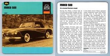 Maico 500 - 1957 - GT & Production Edito Service #56-08 Auto Rally Card