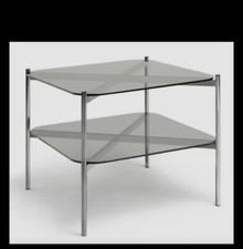 Glass Coffee Table Chrome-used