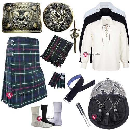 Makenzie tartan kilt outfit - kilt,