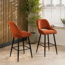 Set of 2 Modern Counter Height