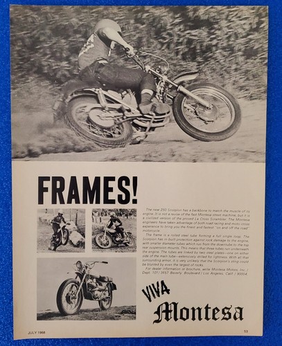 1968 montesa spain - montesa, of