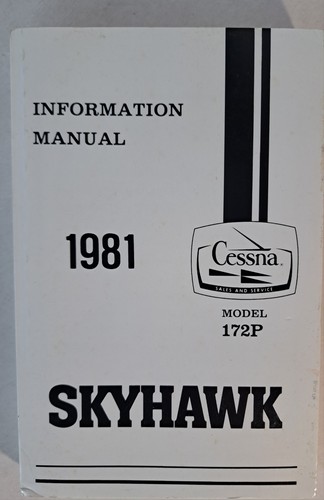 1981 cessna skyhawk model - model, 172p