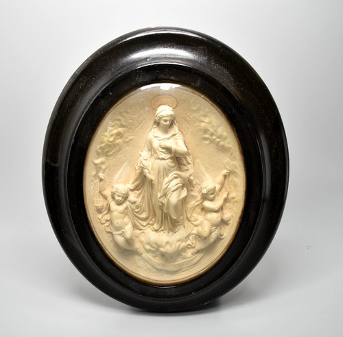 Rare antique large oval - oval,