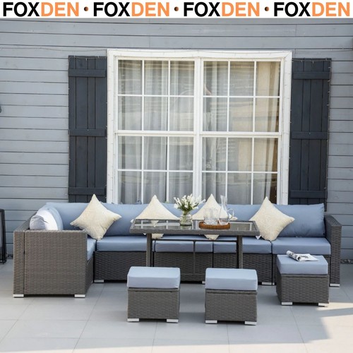 Seater garden rattan - 9-seater,