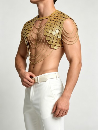 Leather sequins tops vest - tops,