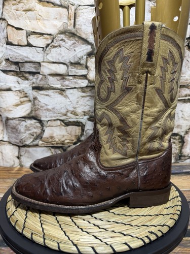 Ariat ostrich cowboy boots - ostrich,