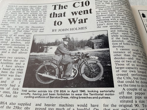 Bsa c10 army - c10, military