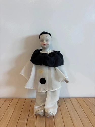 Vintage pierrot clown - vintage, doll